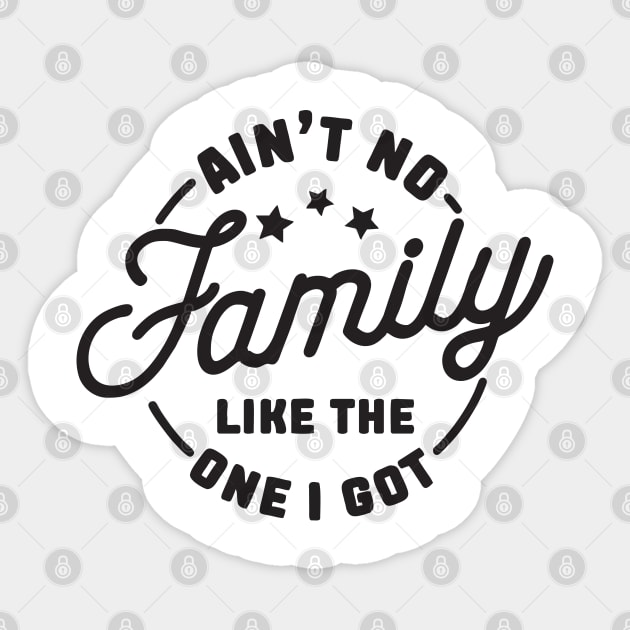 aint no family like the one i got Sticker by Vortex.Merch